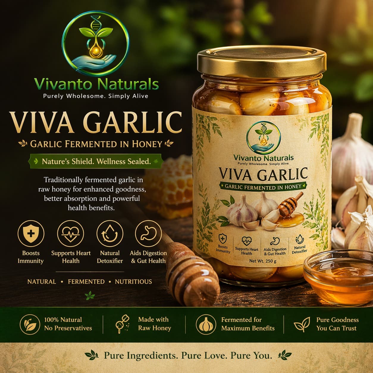 Viva Garlic Honey Boost