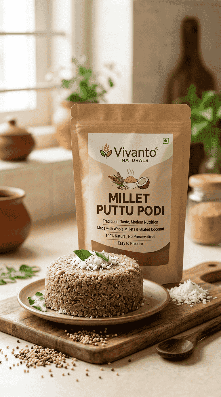 Millet Puttu Podi 2
